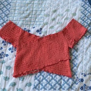 Never worn pink crop top